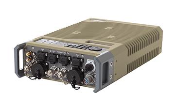 Product image of the Viasat ruggedized CBM-400 modem